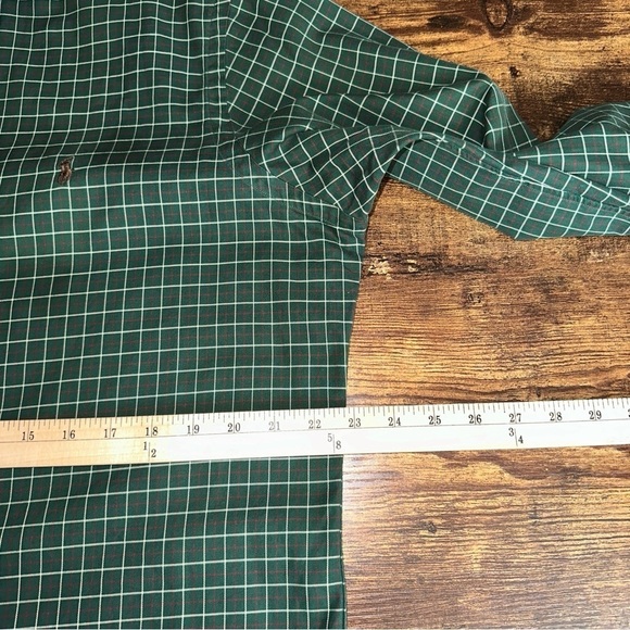 Ralph Lauren Classic Fit Size Large Windowpane Plaid Brown Pony Western Cowboy - Picture 8 of 14